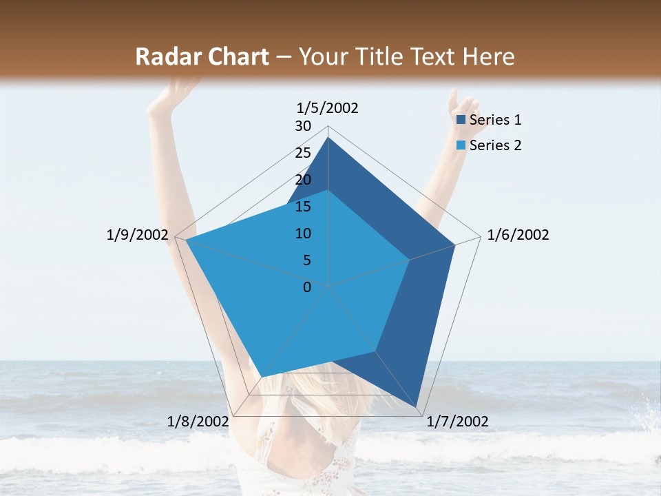 Coast Sunrise Portrait PowerPoint Template