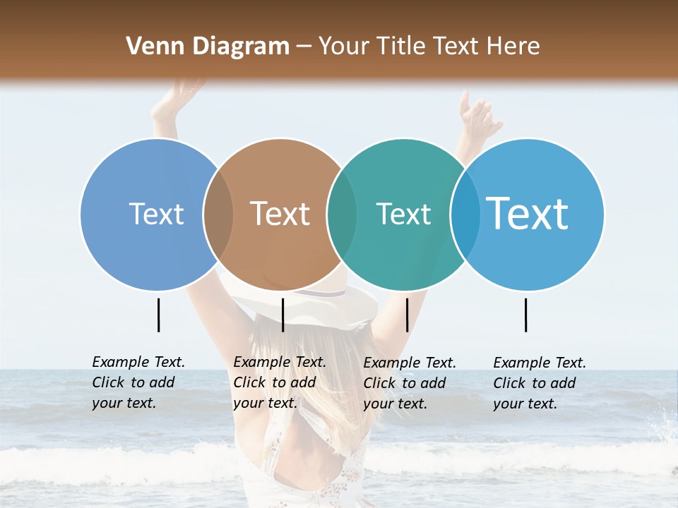Coast Sunrise Portrait PowerPoint Template