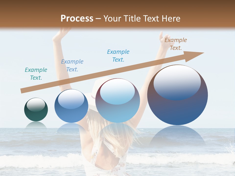 Coast Sunrise Portrait PowerPoint Template