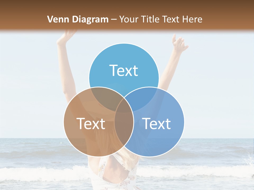 Coast Sunrise Portrait PowerPoint Template