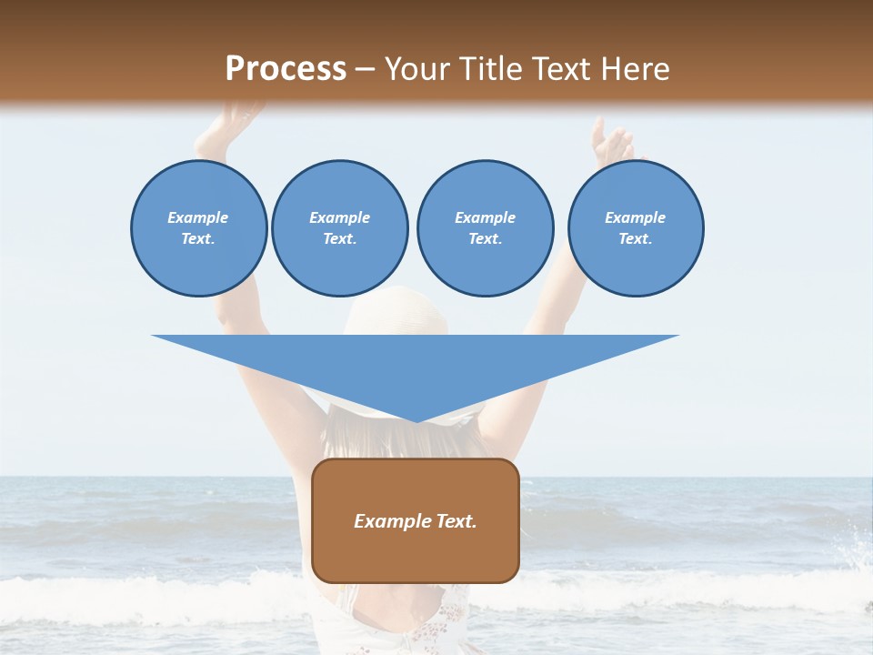 Coast Sunrise Portrait PowerPoint Template