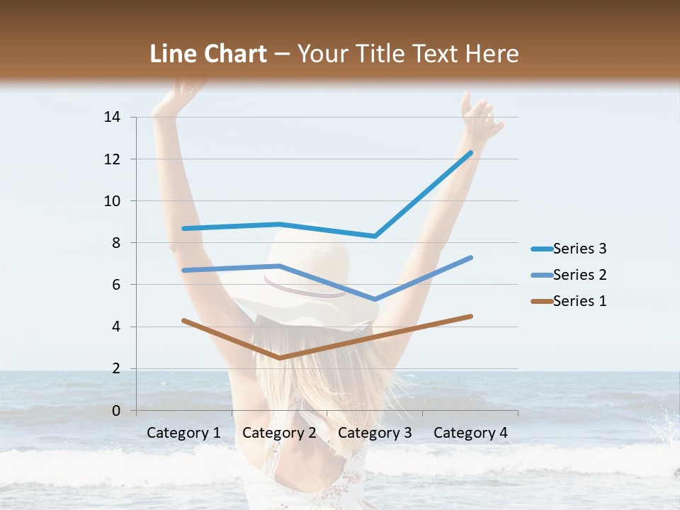 Coast Sunrise Portrait PowerPoint Template