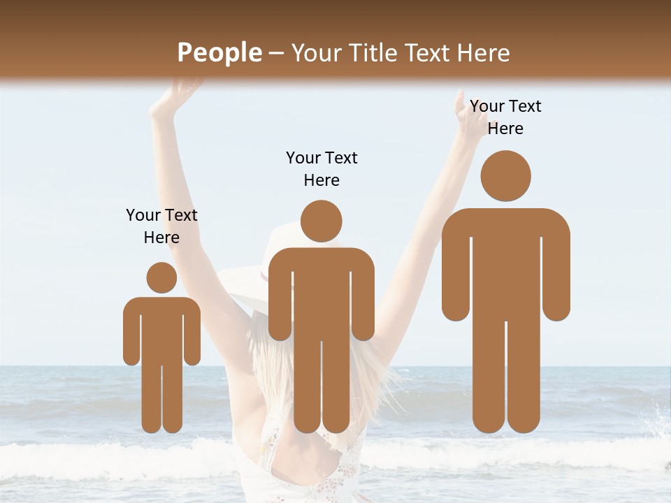 Coast Sunrise Portrait PowerPoint Template