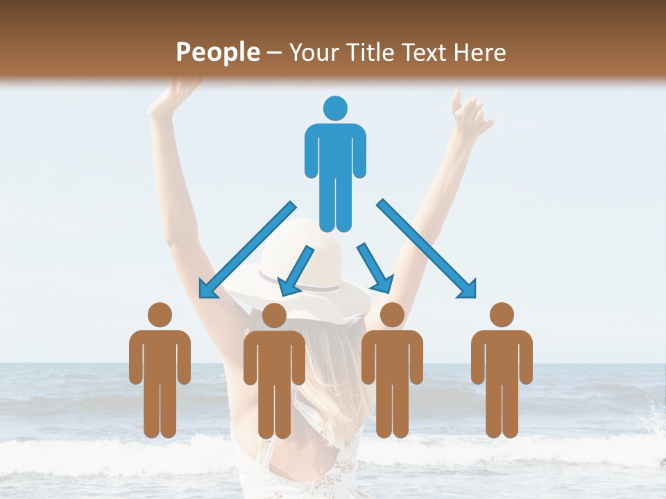 Coast Sunrise Portrait PowerPoint Template