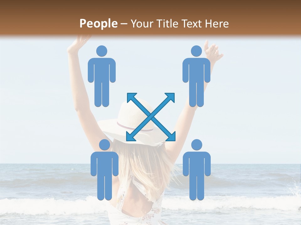 Coast Sunrise Portrait PowerPoint Template