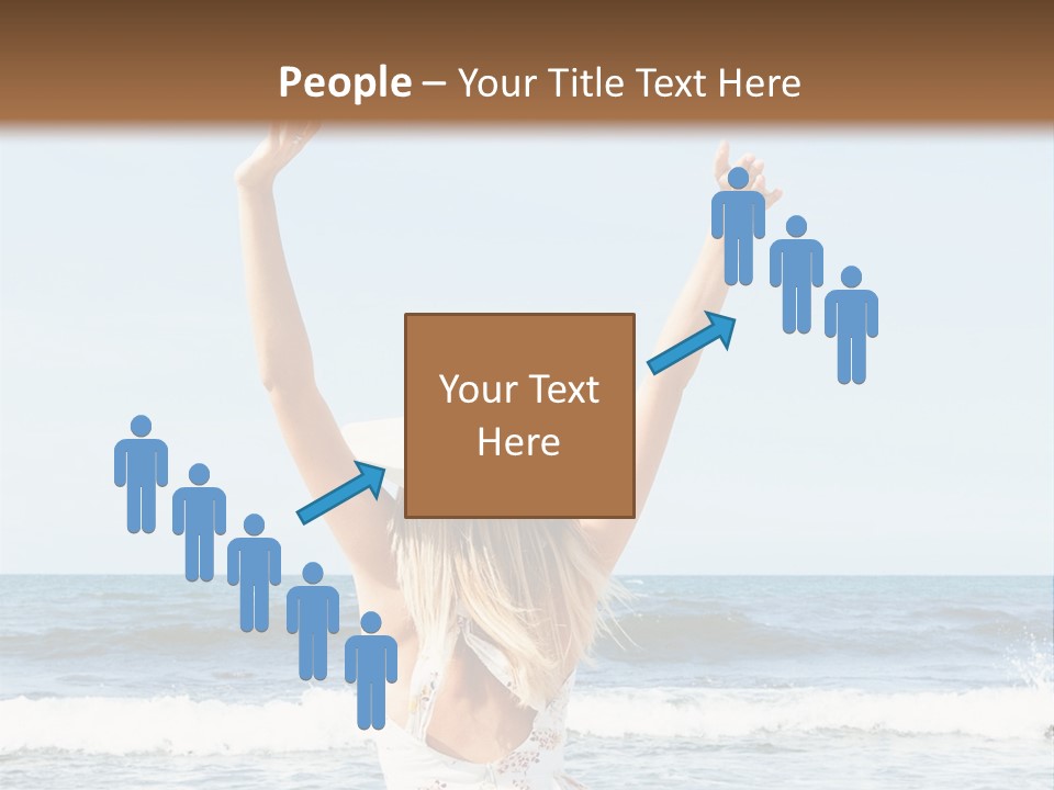 Coast Sunrise Portrait PowerPoint Template