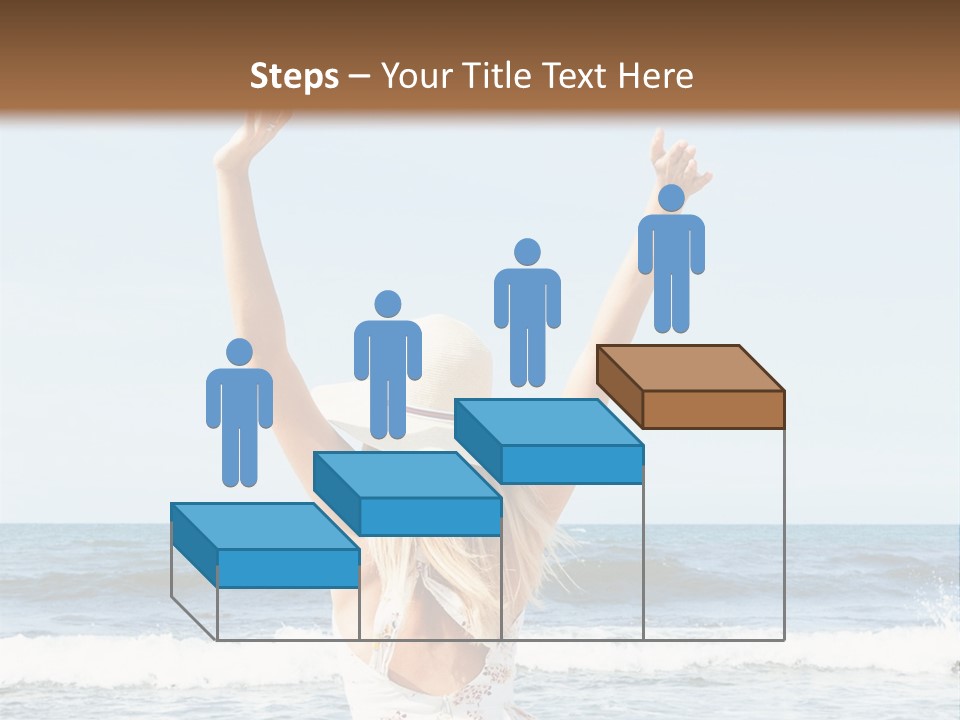 Coast Sunrise Portrait PowerPoint Template