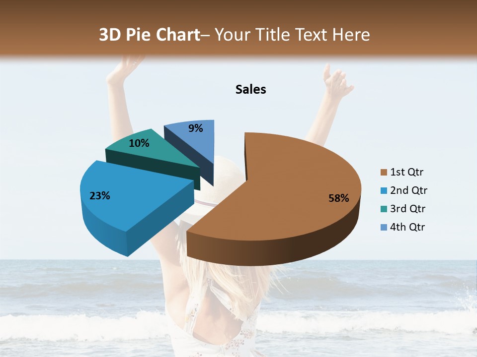 Coast Sunrise Portrait PowerPoint Template