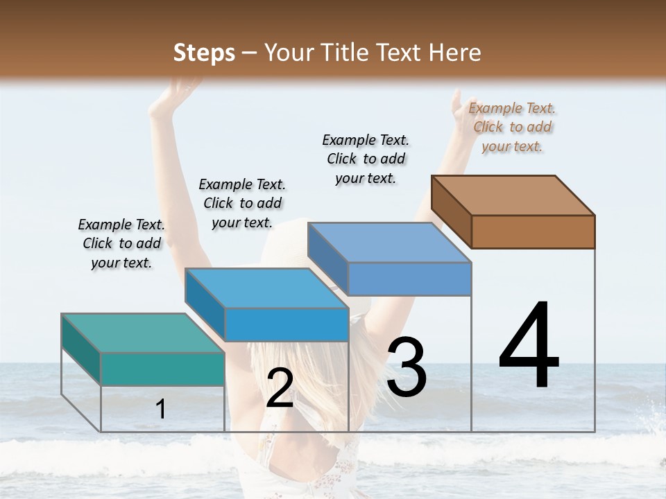 Coast Sunrise Portrait PowerPoint Template