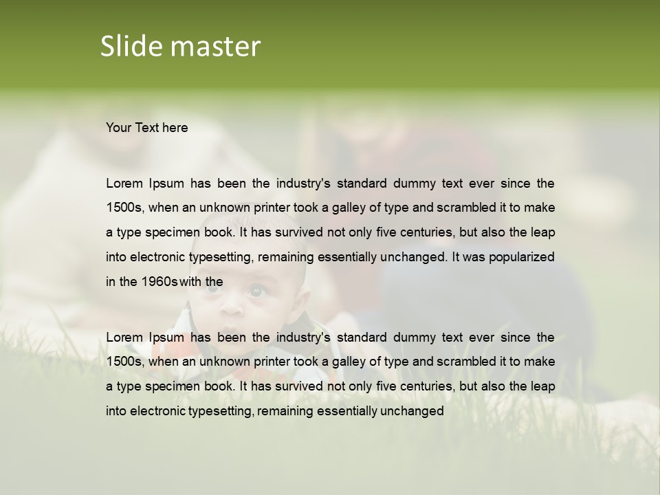 Mother Single Sunset PowerPoint Template