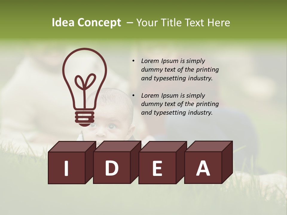 Mother Single Sunset PowerPoint Template