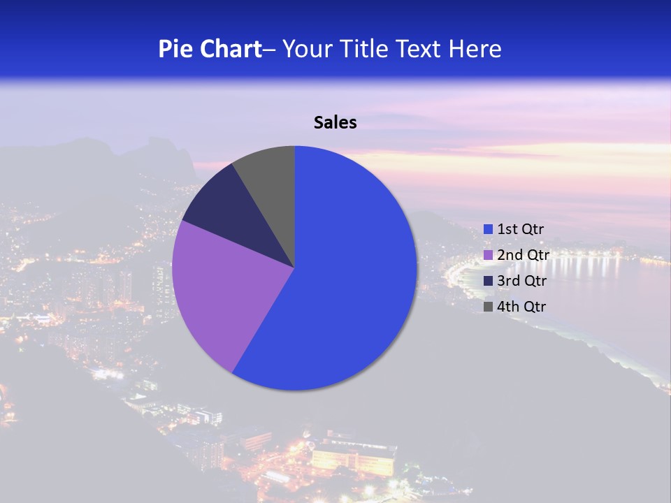 Calm Pensioner Portrait PowerPoint Template