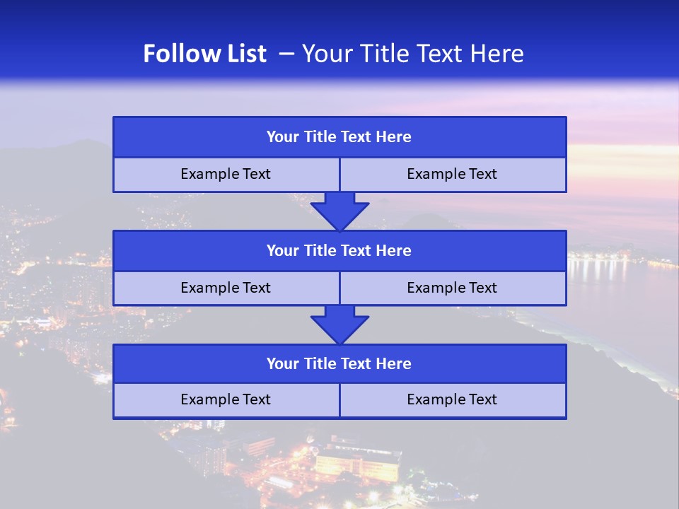 Calm Pensioner Portrait PowerPoint Template