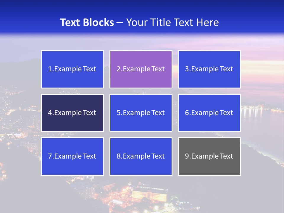 Calm Pensioner Portrait PowerPoint Template