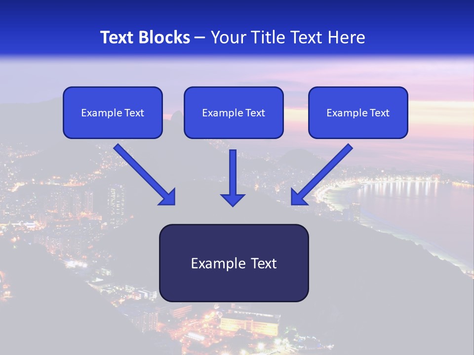 Calm Pensioner Portrait PowerPoint Template