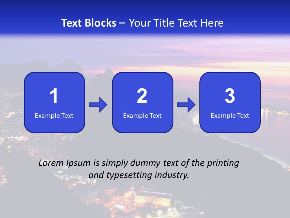 Calm Pensioner Portrait PowerPoint Template
