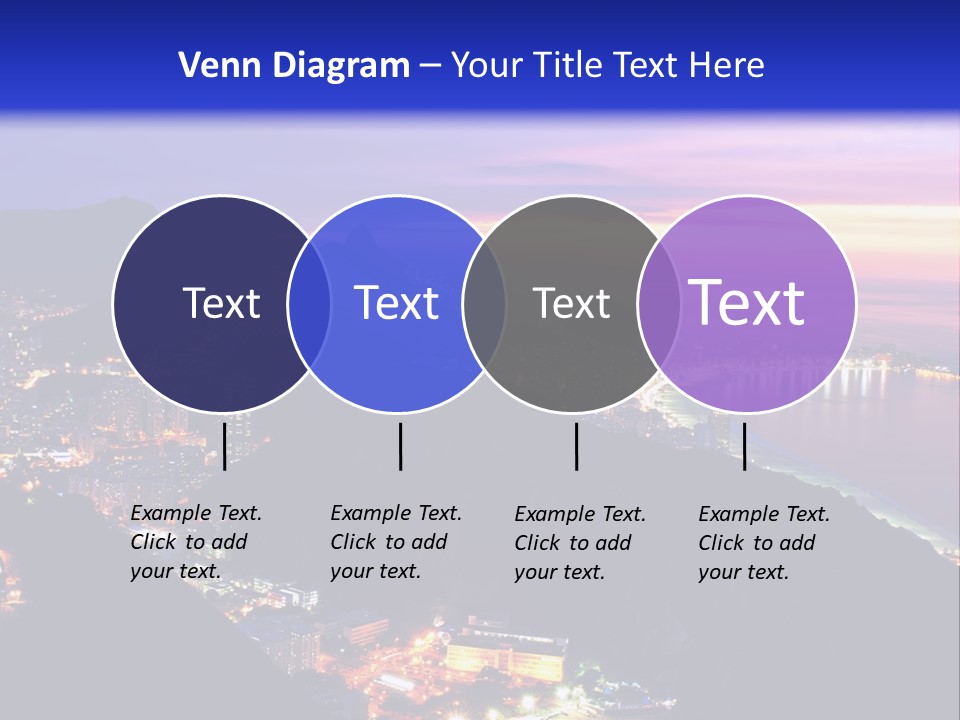 Calm Pensioner Portrait PowerPoint Template