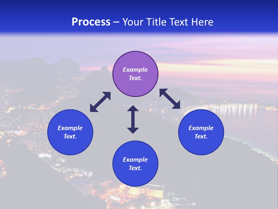 Calm Pensioner Portrait PowerPoint Template
