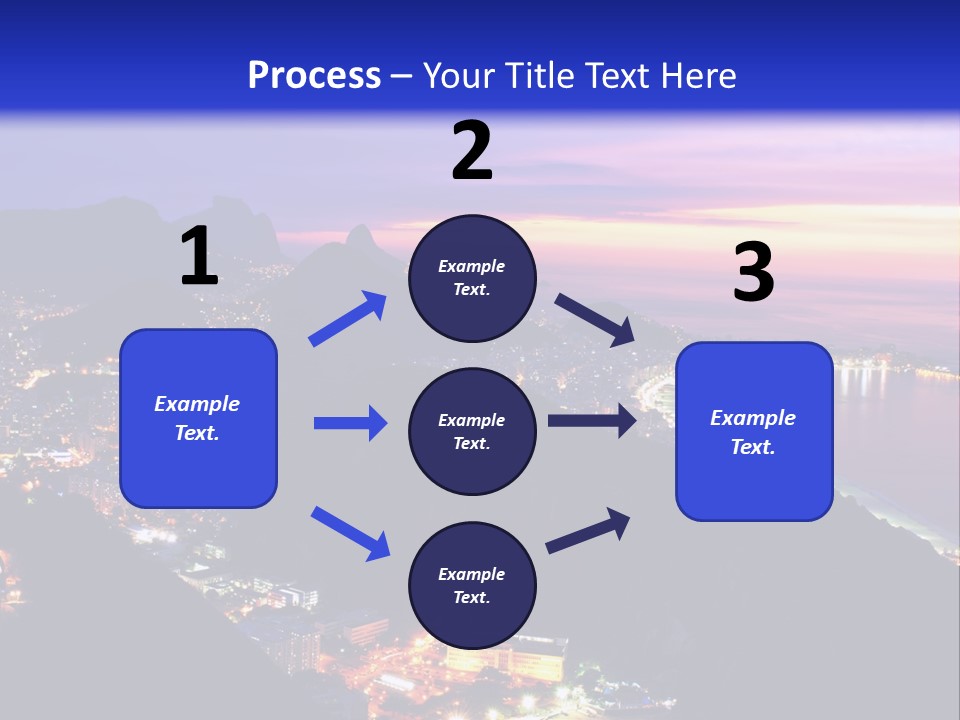 Calm Pensioner Portrait PowerPoint Template