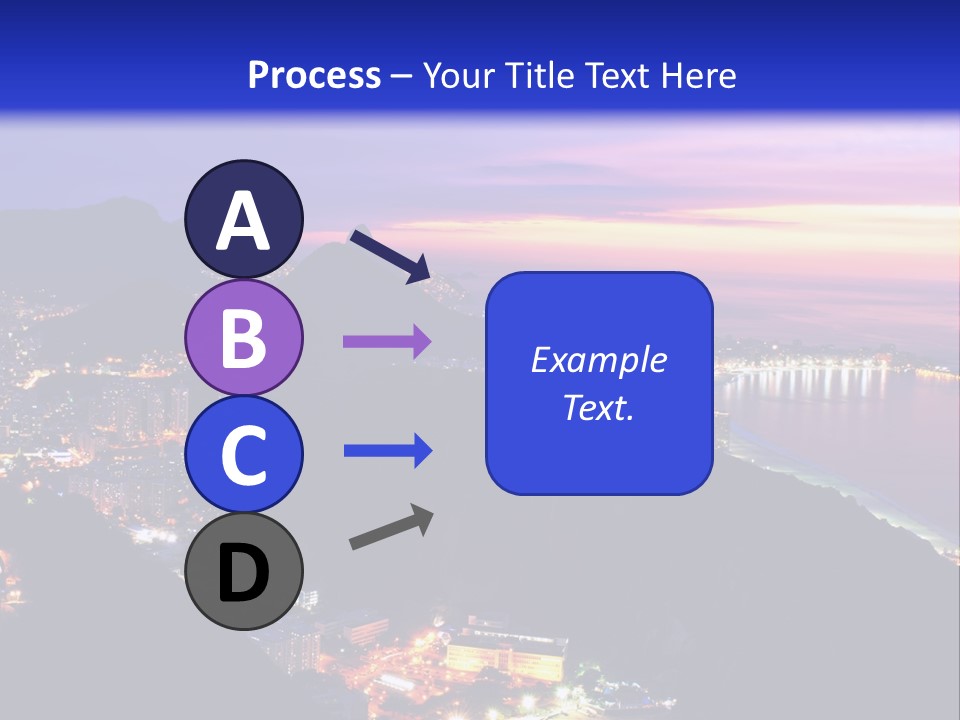 Calm Pensioner Portrait PowerPoint Template