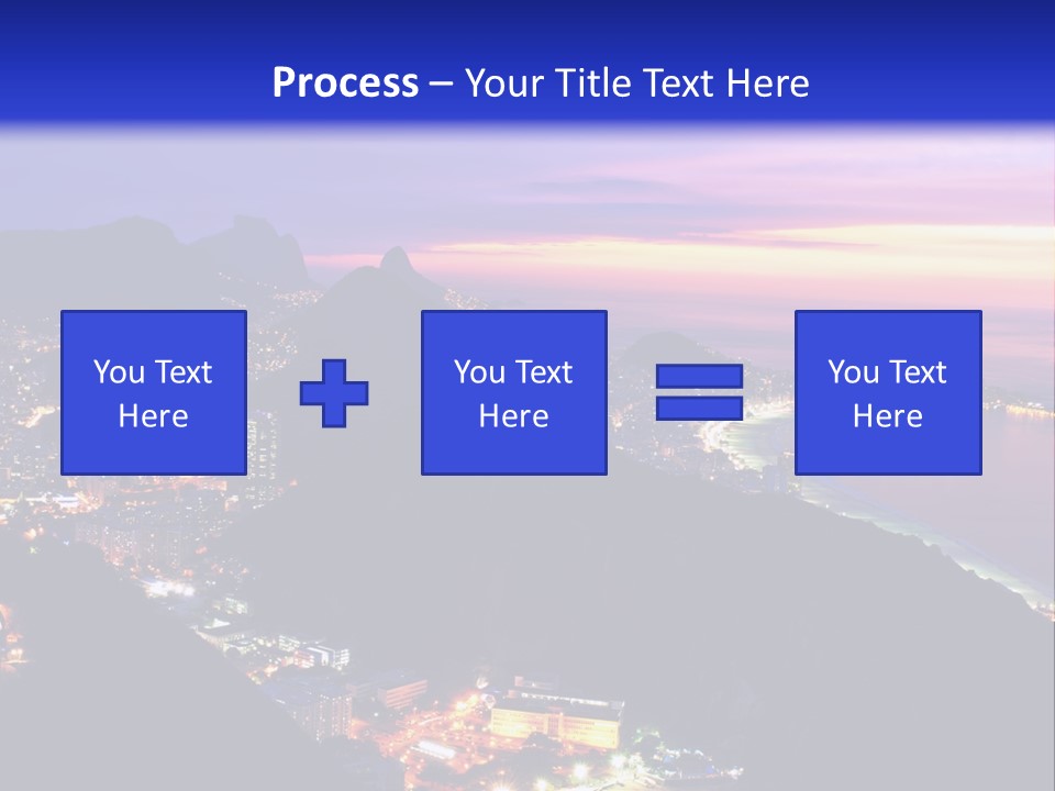 Calm Pensioner Portrait PowerPoint Template