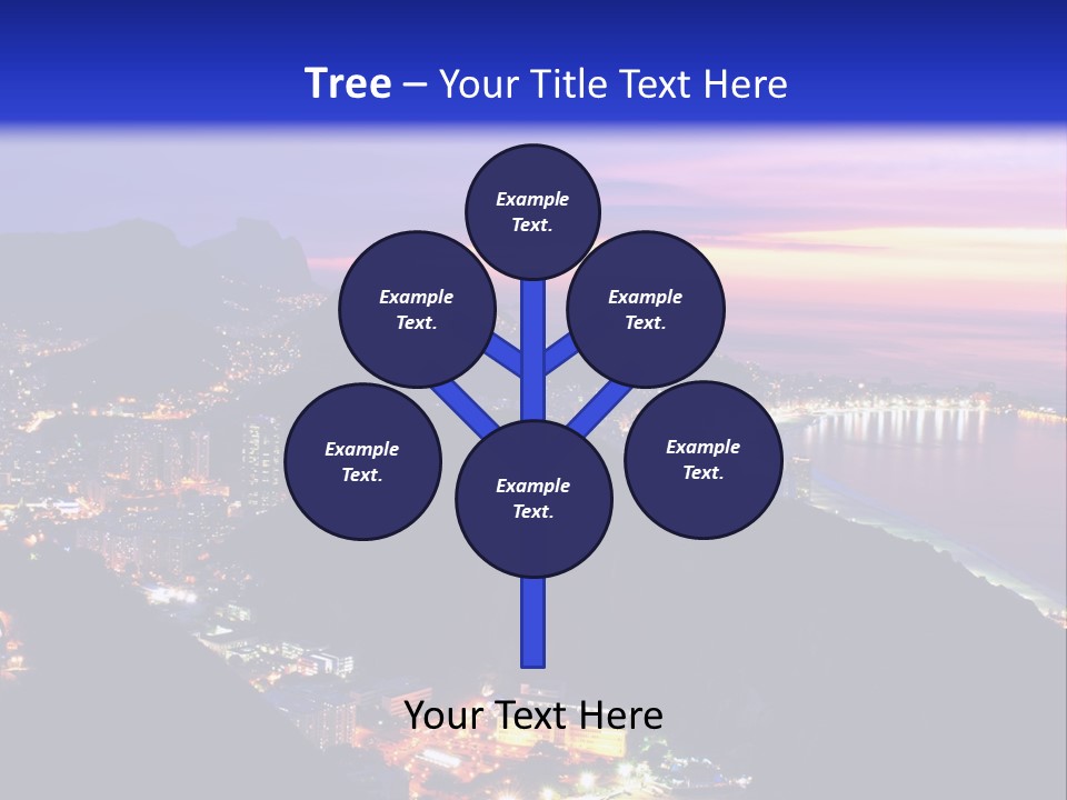 Calm Pensioner Portrait PowerPoint Template