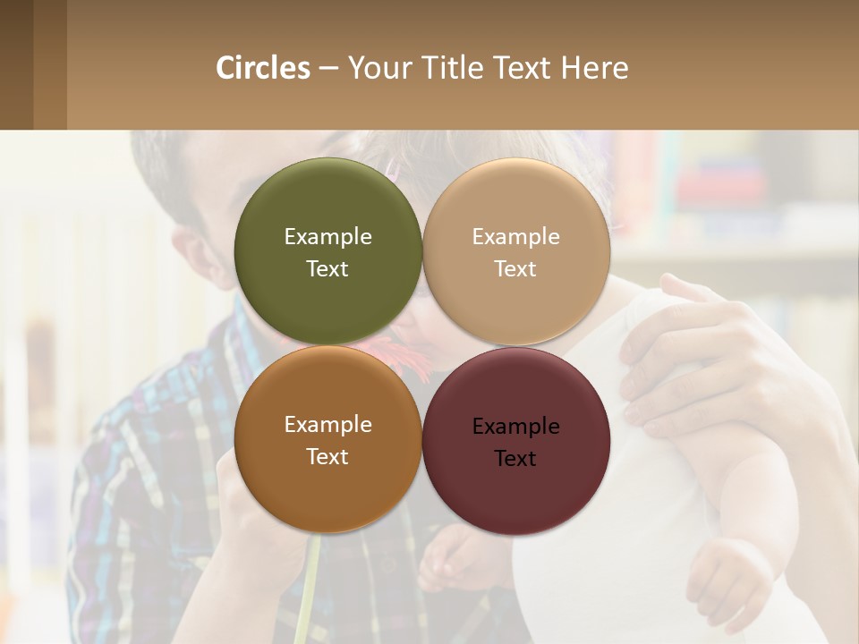 Pensioner Daughter Elderly PowerPoint Template