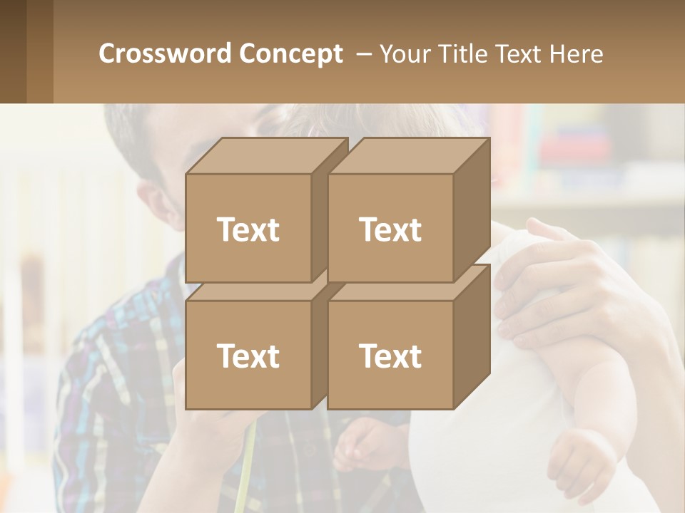 Pensioner Daughter Elderly PowerPoint Template