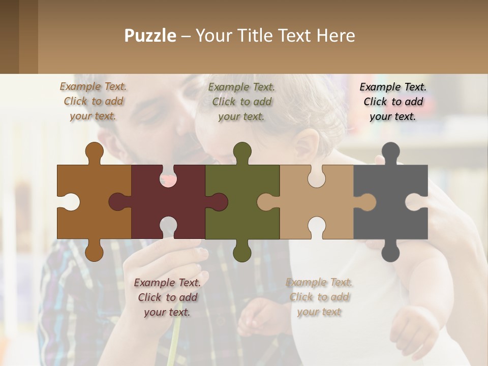 Pensioner Daughter Elderly PowerPoint Template