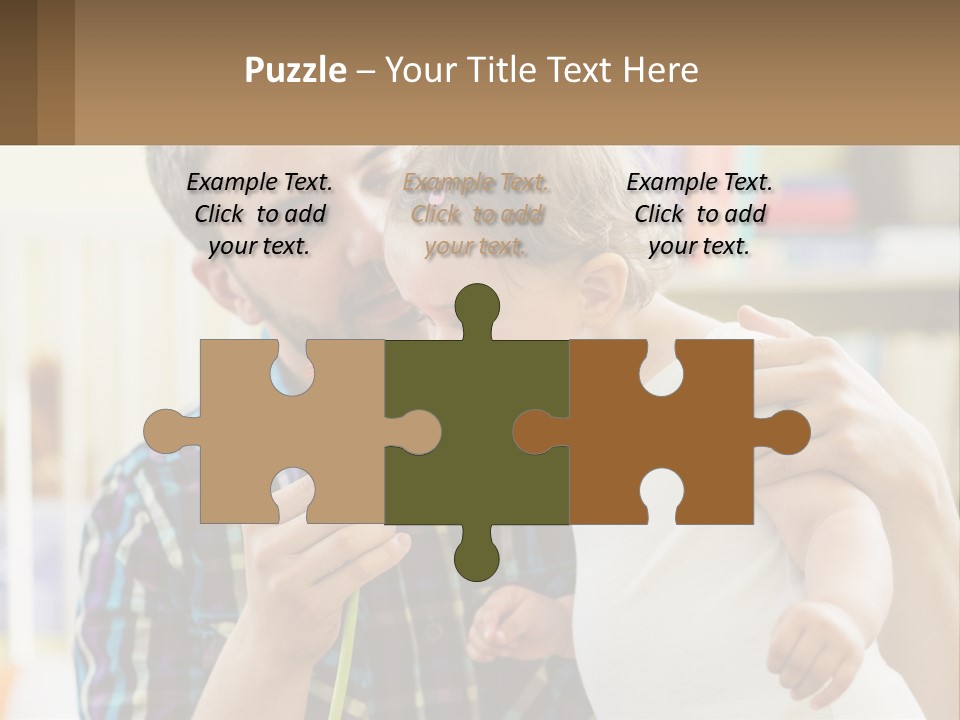 Pensioner Daughter Elderly PowerPoint Template