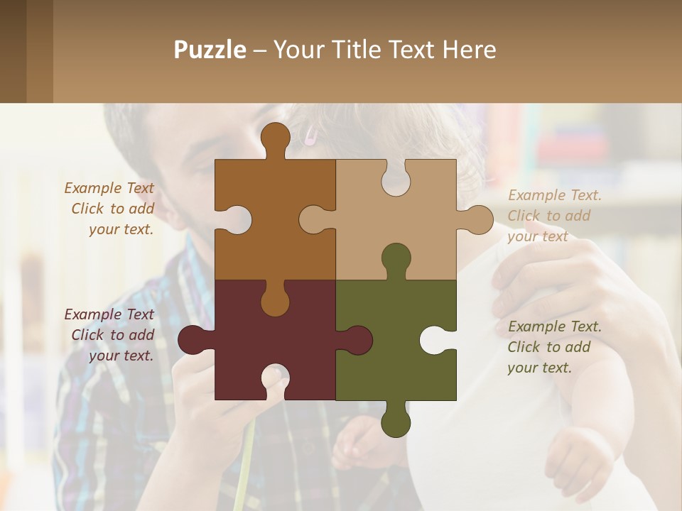 Pensioner Daughter Elderly PowerPoint Template