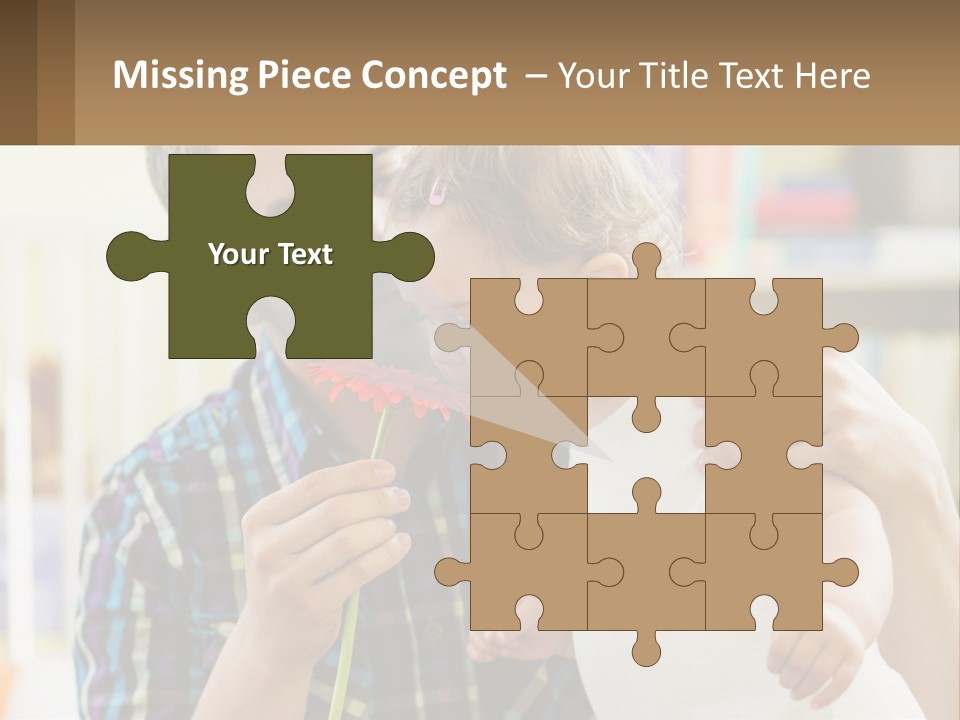 Pensioner Daughter Elderly PowerPoint Template