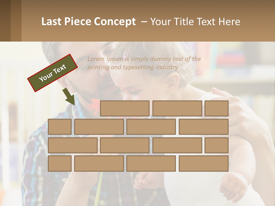 Pensioner Daughter Elderly PowerPoint Template