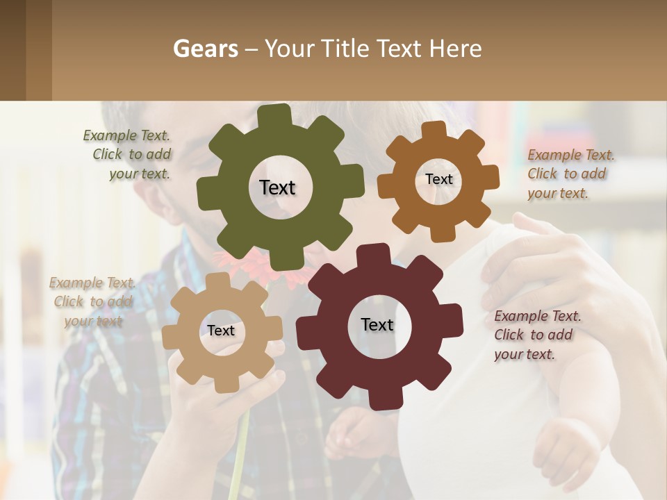 Pensioner Daughter Elderly PowerPoint Template