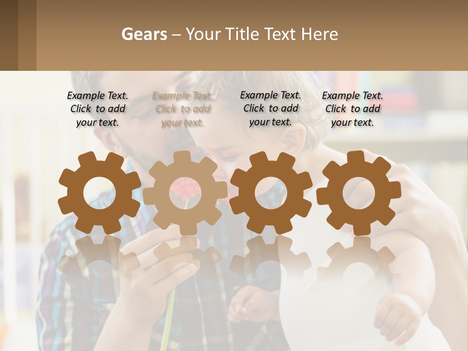 Pensioner Daughter Elderly PowerPoint Template