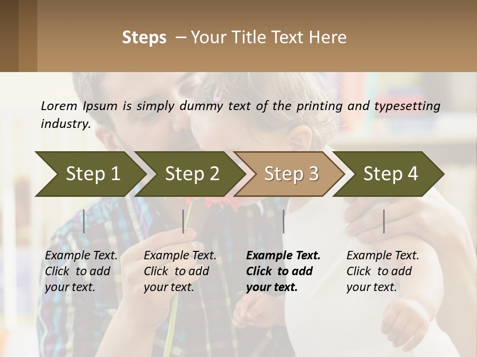 Pensioner Daughter Elderly PowerPoint Template