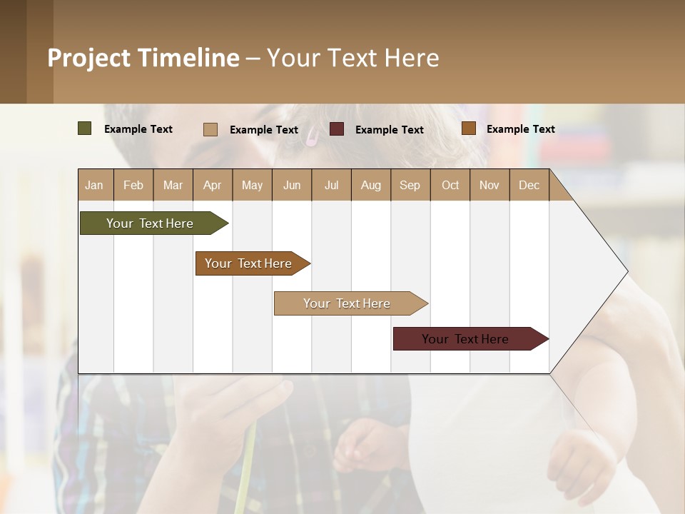 Pensioner Daughter Elderly PowerPoint Template
