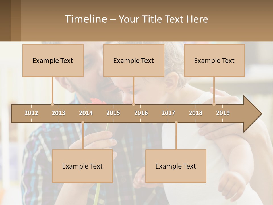 Pensioner Daughter Elderly PowerPoint Template