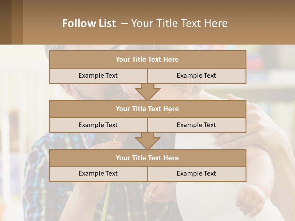 Pensioner Daughter Elderly PowerPoint Template