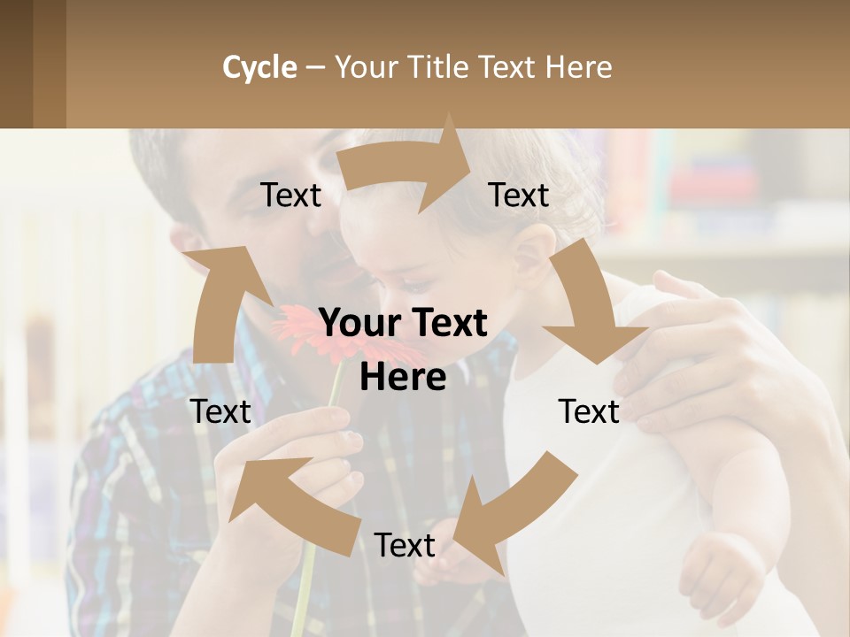 Pensioner Daughter Elderly PowerPoint Template