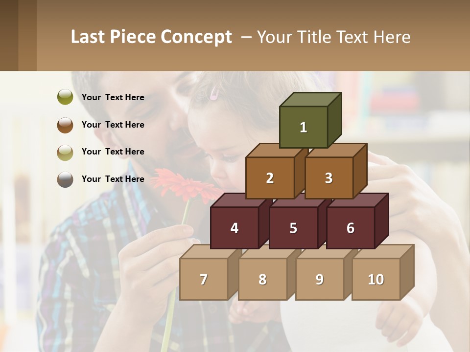 Pensioner Daughter Elderly PowerPoint Template