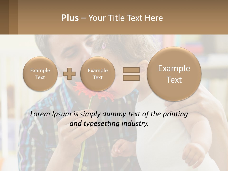 Pensioner Daughter Elderly PowerPoint Template
