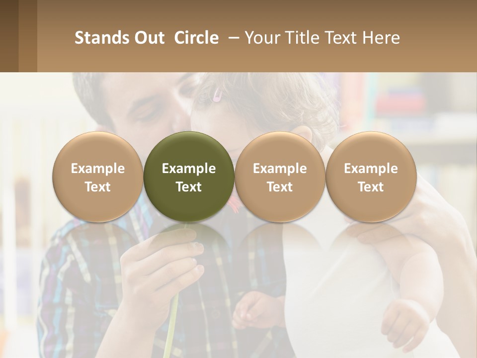 Pensioner Daughter Elderly PowerPoint Template