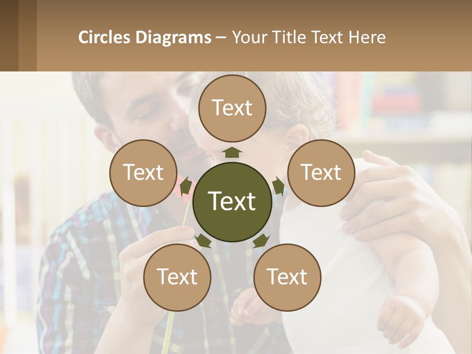 Pensioner Daughter Elderly PowerPoint Template