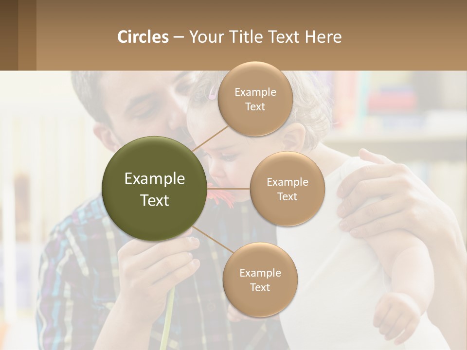 Pensioner Daughter Elderly PowerPoint Template