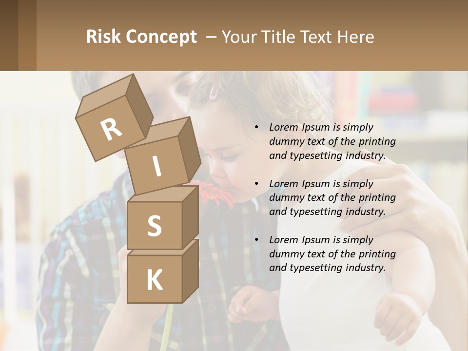 Pensioner Daughter Elderly PowerPoint Template