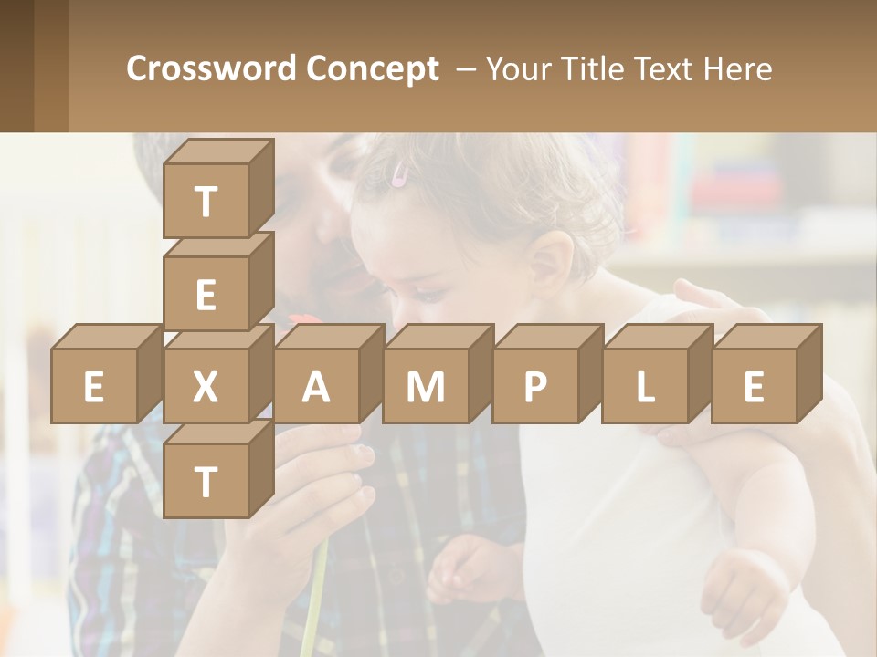 Pensioner Daughter Elderly PowerPoint Template