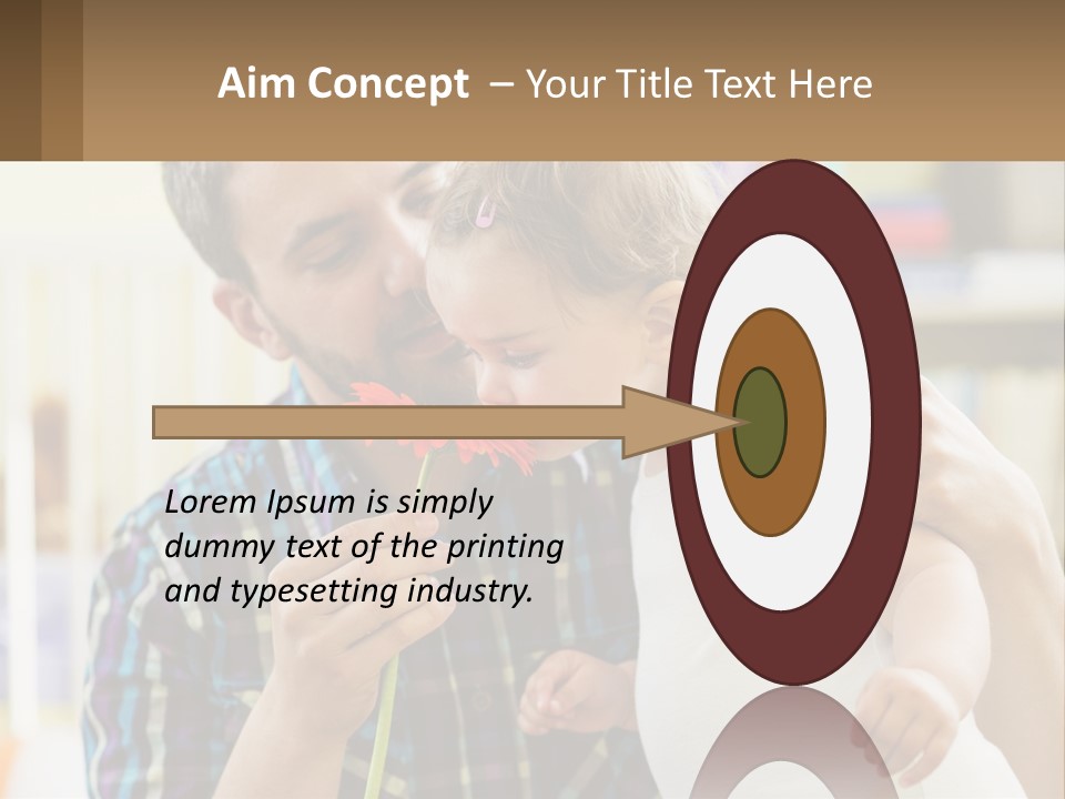 Pensioner Daughter Elderly PowerPoint Template