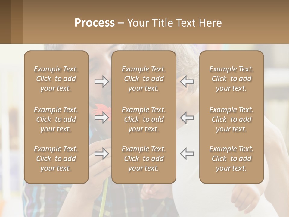 Pensioner Daughter Elderly PowerPoint Template