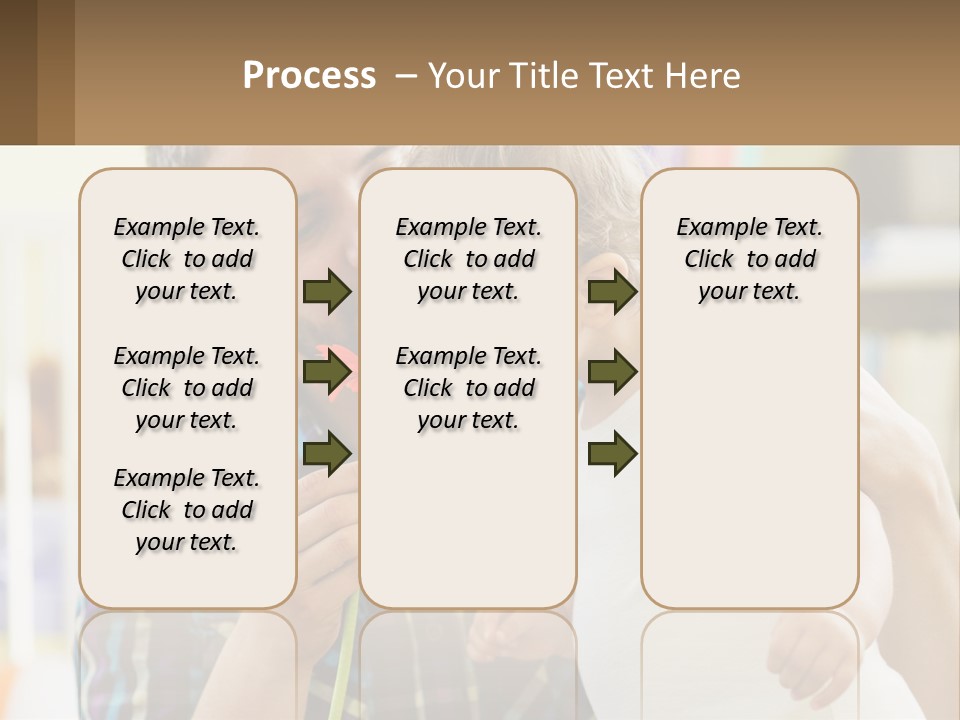 Pensioner Daughter Elderly PowerPoint Template